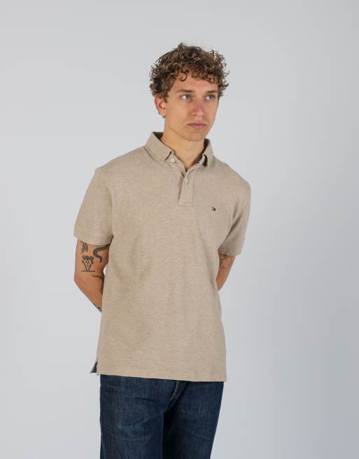 Vintage Tommy Hilfiger l polo shirt in beige, 2 of 4