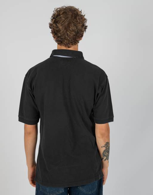 Vintage Tommy Hilfiger l polo shirt in navy blue, 3 of 4