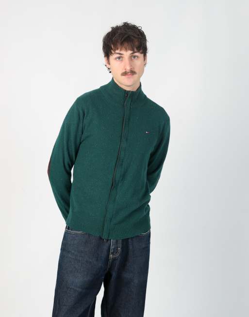 Vintage Tommy Hilfiger l sweatshirt in dark green