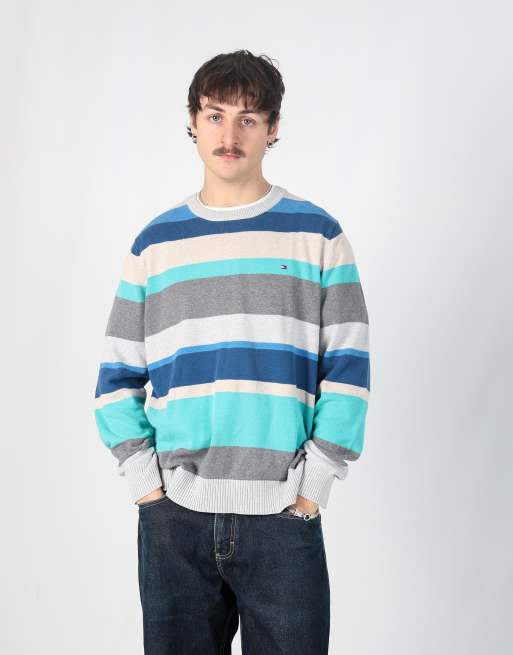 Vintage Tommy Hilfiger l sweatshirt in grey