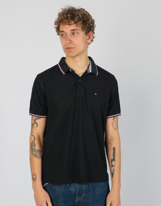 Vintage Tommy Hilfiger l t-shirt in black, 1 of 4
