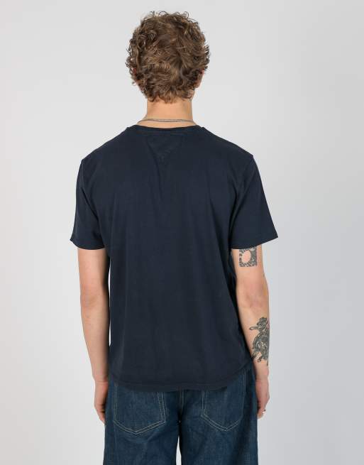Vintage Tommy Hilfiger l t-shirt in navy blue, 3 of 4