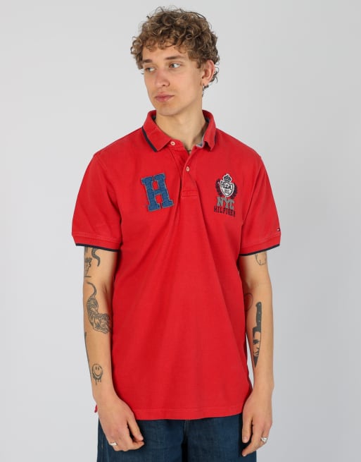 Vintage Tommy Hilfiger l t-shirt in red, 1 of 4