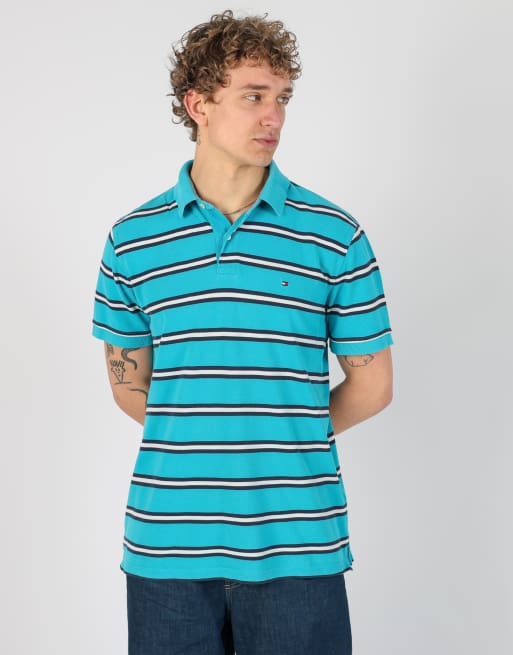 Vintage Tommy Hilfiger l t-shirt in turquoise, 2 of 4