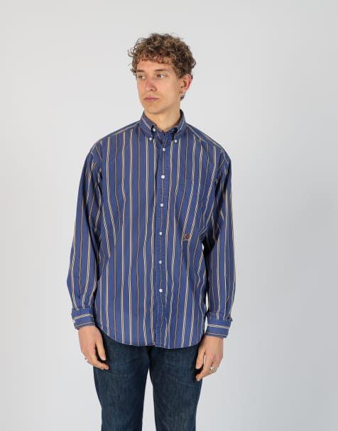 Vintage Tommy Hilfiger m long sleeve shirt in navy blue - view 1