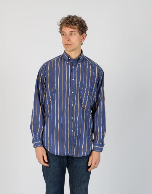 Vintage Tommy Hilfiger m long sleeve shirt in navy blue