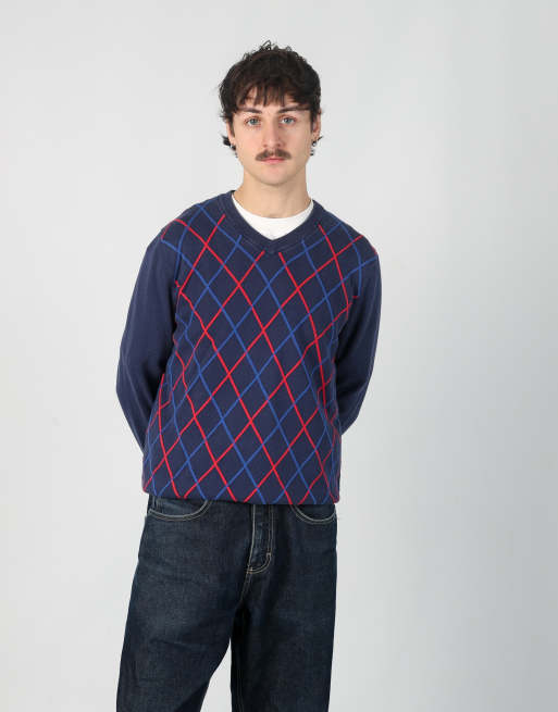 Vintage Tommy Hilfiger m sweatshirt in navy blue