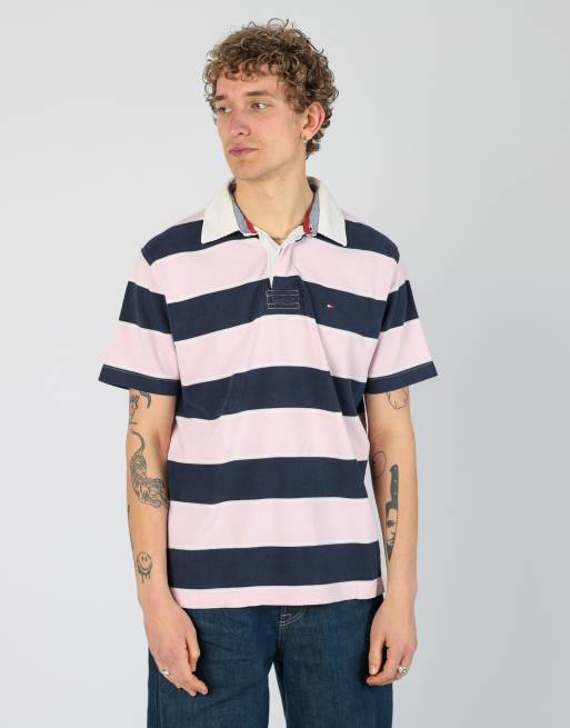 Vintage Tommy Hilfiger m t-shirt in baby pink