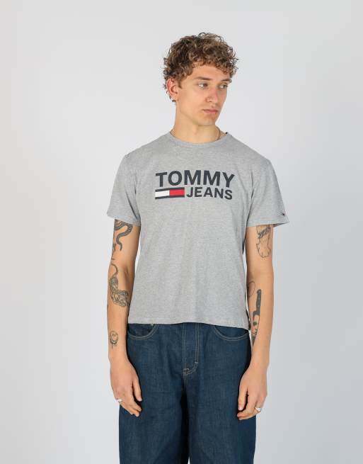 Vintage Tommy Hilfiger m t-shirt in grey