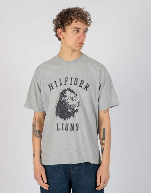 Vintage Tommy Hilfiger m t-shirt in light grey, 2 of 4