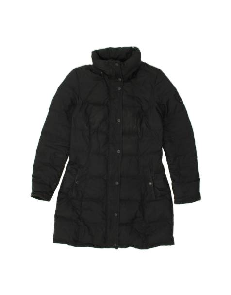 Vintage Tommy Hilfiger Padded Coat UK 10 Small In Black - view 1