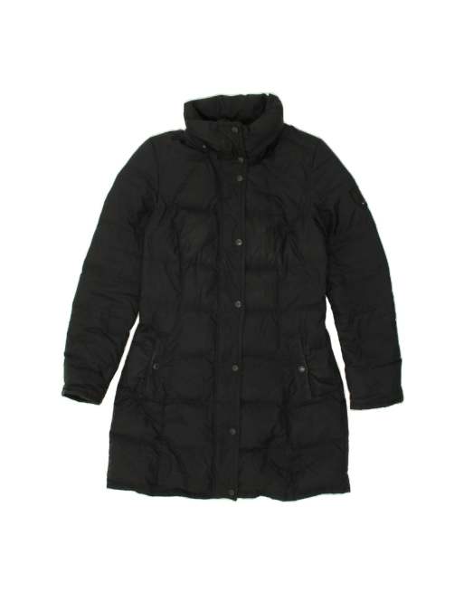 Vintage Tommy Hilfiger Padded Coat UK 10 Small In Black