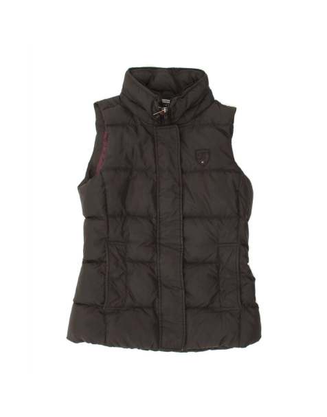 Vintage Tommy Hilfiger Padded Gilet Uk 6 XS In Grey - view 1