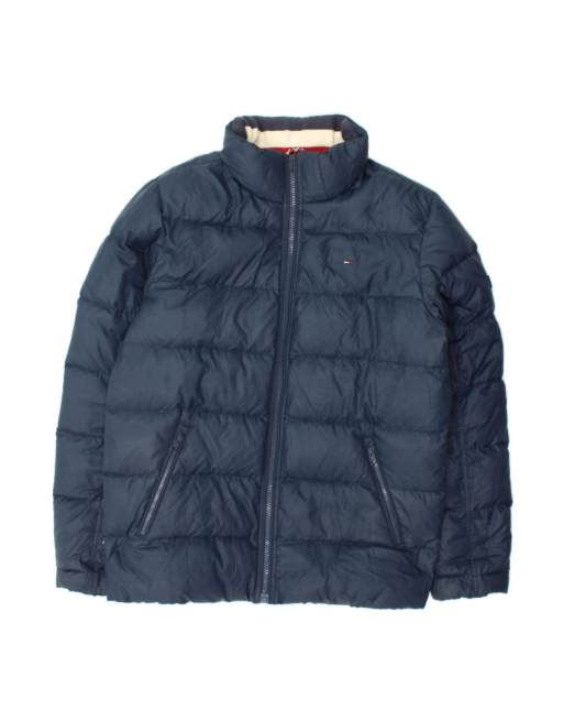Vintage Tommy Hilfiger Padded Jacket UK 42 XL In Blue