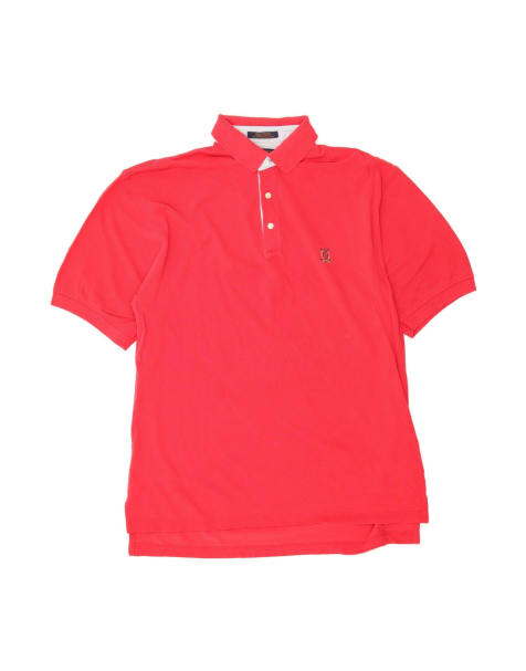 Vintage Tommy Hilfiger Polo Shirt Large In Red - view 1