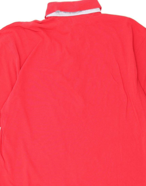 Vintage Tommy Hilfiger Polo Shirt Large In Red, 4 of 4