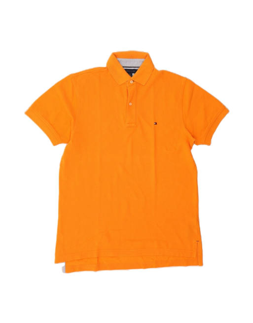 Vintage Tommy Hilfiger Polo Shirt Small In Orange