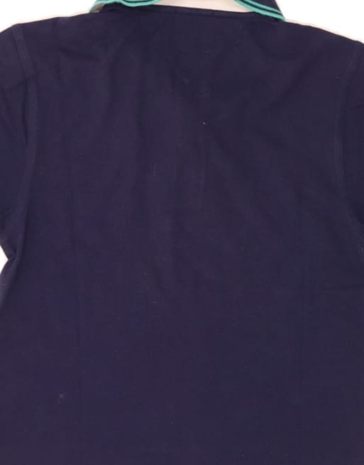 Vintage Tommy Hilfiger Polo Shirt UK 12 Medium In Blue, 4 of 4