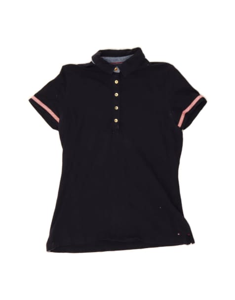 Vintage Tommy Hilfiger Polo Shirt UK 14 Large In Blue - view 1
