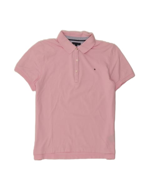 Vintage Tommy Hilfiger Polo Shirt UK 18 XL In Pink - view 1