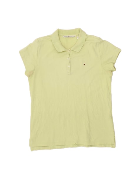 Vintage Tommy Hilfiger Polo Shirt Uk 20 2XL In Green - view 1