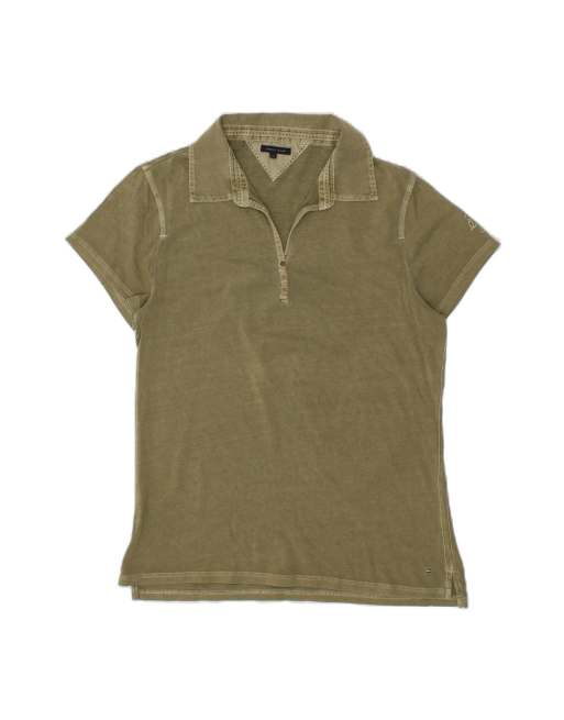 Vintage Tommy Hilfiger Polo Shirt UK 20 2XL In Khaki