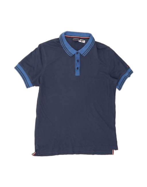 Vintage Tommy Hilfiger Polo Shirt XL In Blue