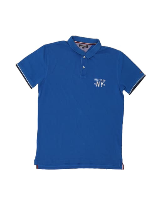 Vintage Tommy Hilfiger Polo Shirt XL In Blue