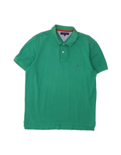 Vintage Tommy Hilfiger Polo Shirt XL In Green - view 1