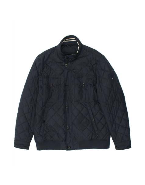 Vintage Tommy Hilfiger Quilted Jacket Uk 44 2XL In Blue - view 1