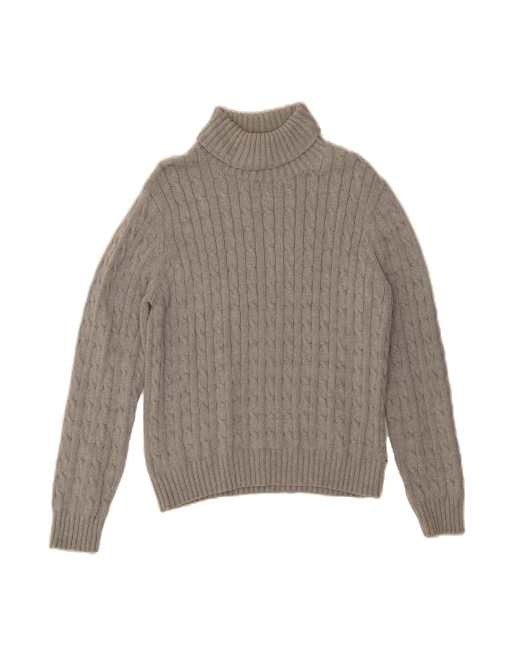 Vintage Tommy Hilfiger Roll Neck Jumper Sweater UK 18 XL In Grey