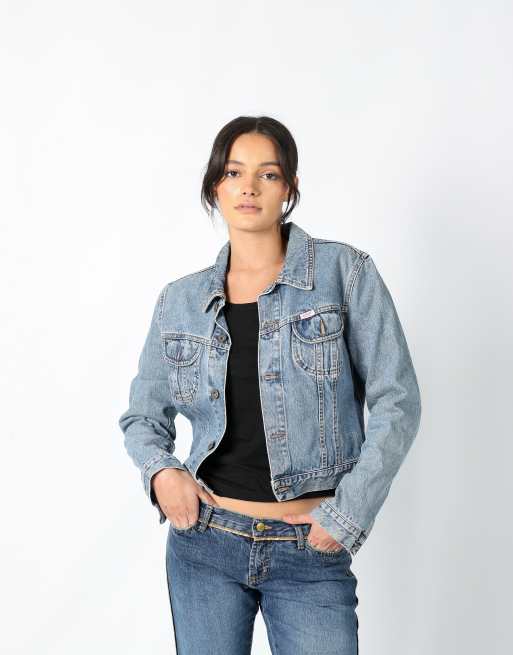 Vintage Tommy Hilfiger S denim jacket blue