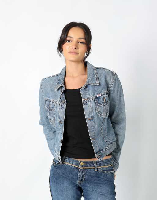 Vintage Tommy Hilfiger S denim jacket blue, 3 of 4