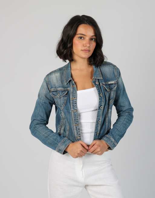Vintage Tommy Hilfiger S denim jacket in blue