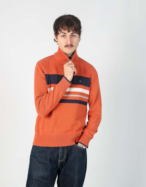 Vintage Tommy Hilfiger s sweatshirt in orange - view 1