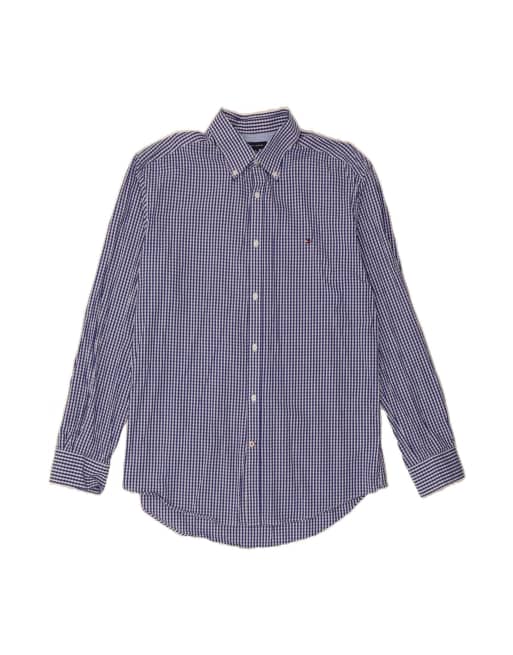 Vintage Tommy Hilfiger Shirt 2XL In Blue Gingham
