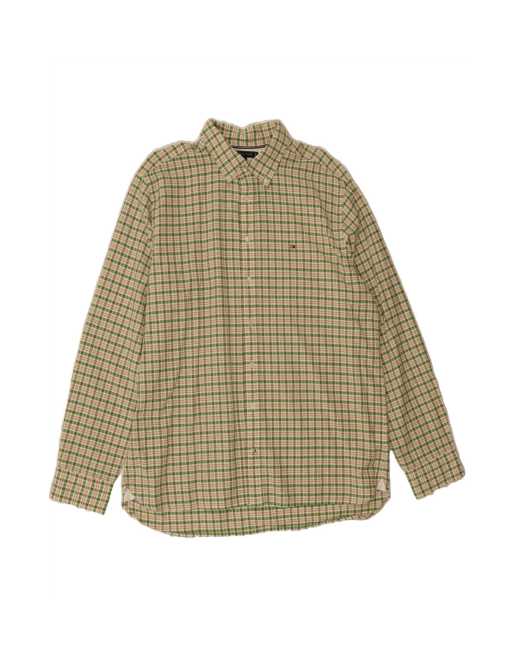 Vintage Tommy Hilfiger Shirt 2XL In Green Check