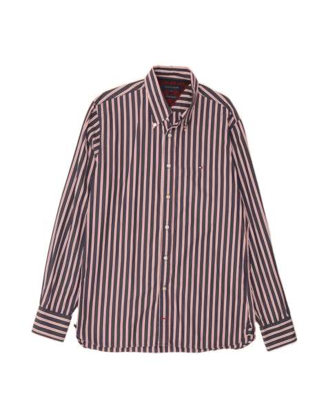 Vintage Tommy Hilfiger Shirt Large In Blue Striped - view 1
