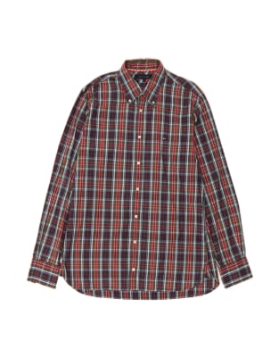 Vintage Tommy Hilfiger Shirt Large In Multicoloured Check 80s