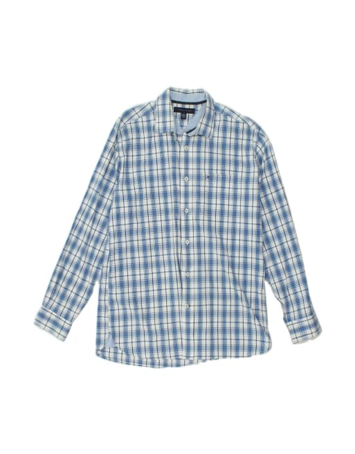 Vintage Tommy Hilfiger Shirt Medium In Blue Check