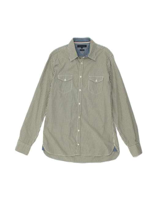 Vintage Tommy Hilfiger Shirt Medium In Green Check