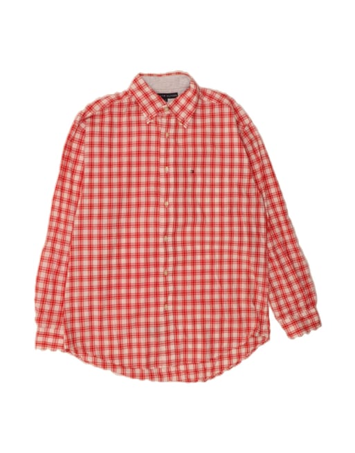 Vintage Tommy Hilfiger Shirt Medium In Red Check