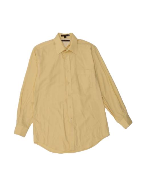 Vintage Tommy Hilfiger Shirt Size 15 1/2 Medium In Yellow