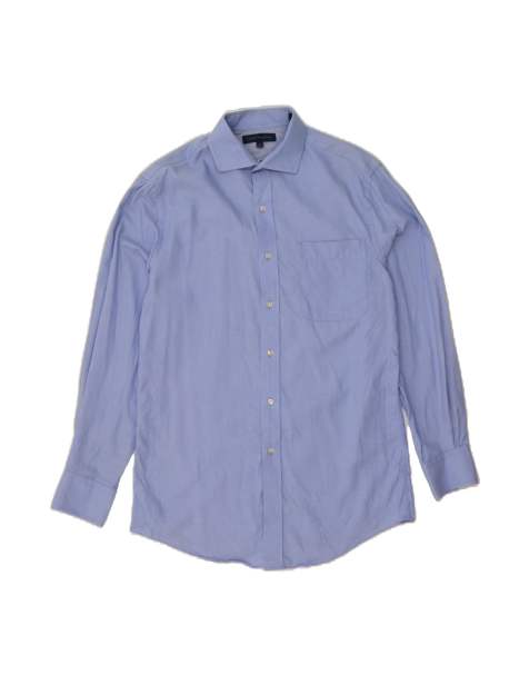 Vintage Tommy Hilfiger Shirt Size 15 32/33 Medium In Blue - view 1