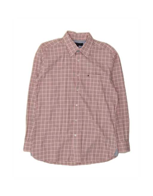 Vintage Tommy Hilfiger Shirt Small In Pink Check