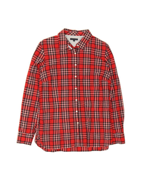 Vintage Tommy Hilfiger Shirt US 14 XL In Red Check - view 1