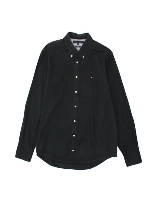 Vintage Tommy Hilfiger Shirt XL In Black