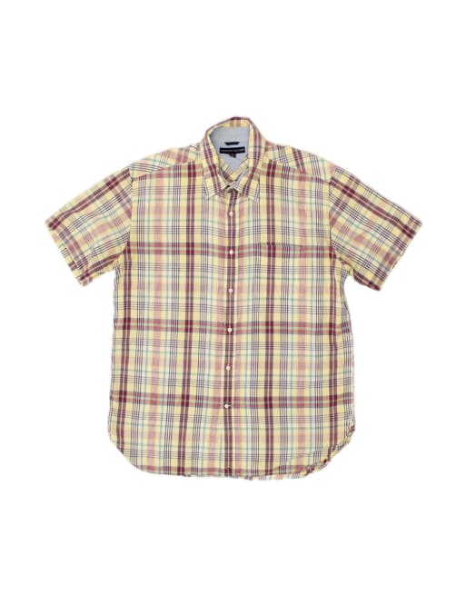 Vintage Tommy Hilfiger Short Sleeve Shirt XL In Multicoloured Check