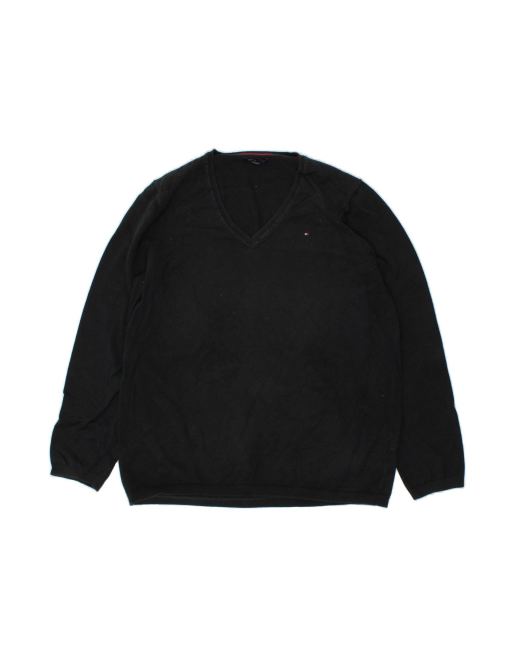 Vintage Tommy Hilfiger Size 2XL Jumper in Black