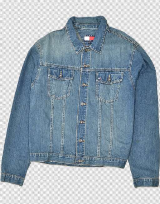 Vintage Tommy Hilfiger Size L denim jacket in blue